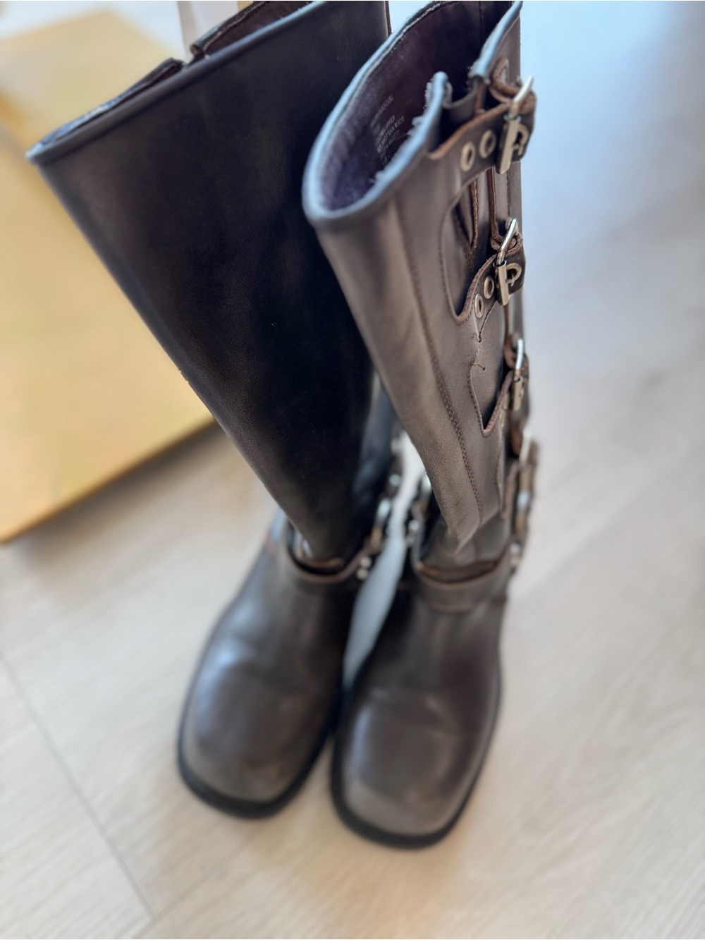 steve madden rocky brown distressed boot - Picture 10 of 15
